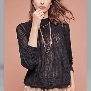 Anthropologie Deletta Amanna Lace Top